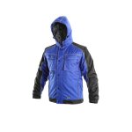 Pánská zimní bunda IRVINE, modro-černá - XXXL