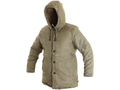 Pánský zimní kabát JUTOS, khaki
