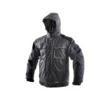 Pánská zimní bunda IRVINE, šedo-černá - S