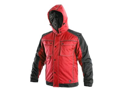 Pánská zimní bunda IRVINE, červeno-černá