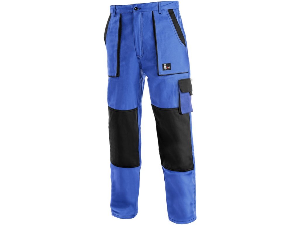 Pánské zimní kalhoty do pasu LUXY JAKUB CXS, modro-černé