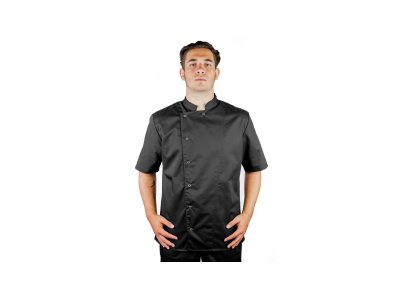 Rondon kuchařský černý, krátký rukáv