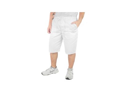 Pánské bílé kuchařské kalhoty krátké