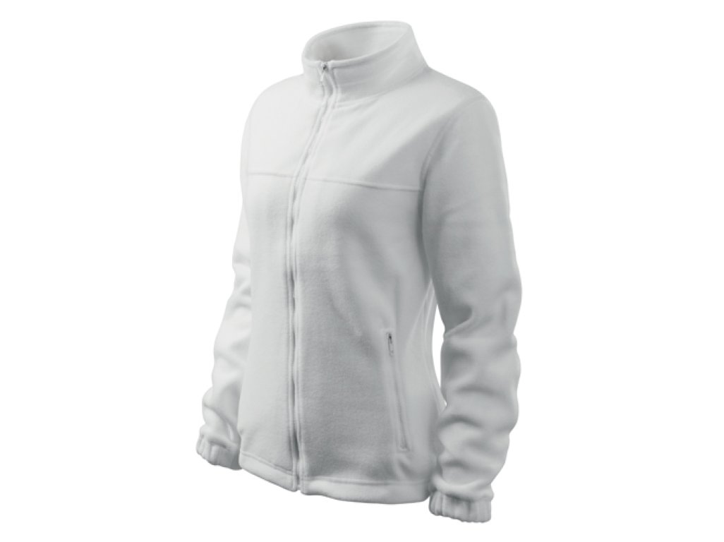 Dámský Fleece JACKET 504, bílý