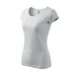 Dámské tričko PURE, bílé - 3XL