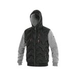 Pánská bunda FLINT, černo - šedá - S