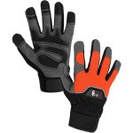 Rukavice PUNO CXS, kombinované, oranžovo-černé - 9