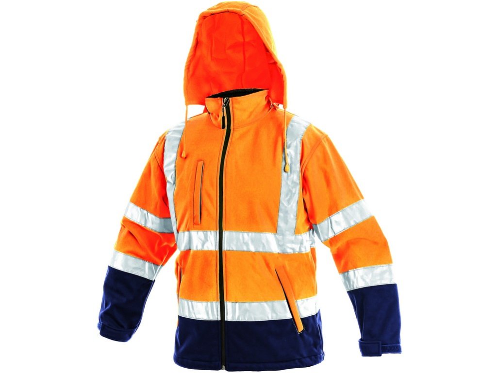 Pánská reflexní bunda DERBY CXS, oranžovo-modrá