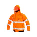 Pánská zimní reflexní bunda LEEDS, oranžová - S