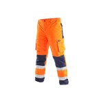 Pánské zimní reflexní kalhoty CARDIFF, oranžové - M