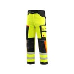 Pánské reflexní kalhoty BENSON, žluto-černé - 48