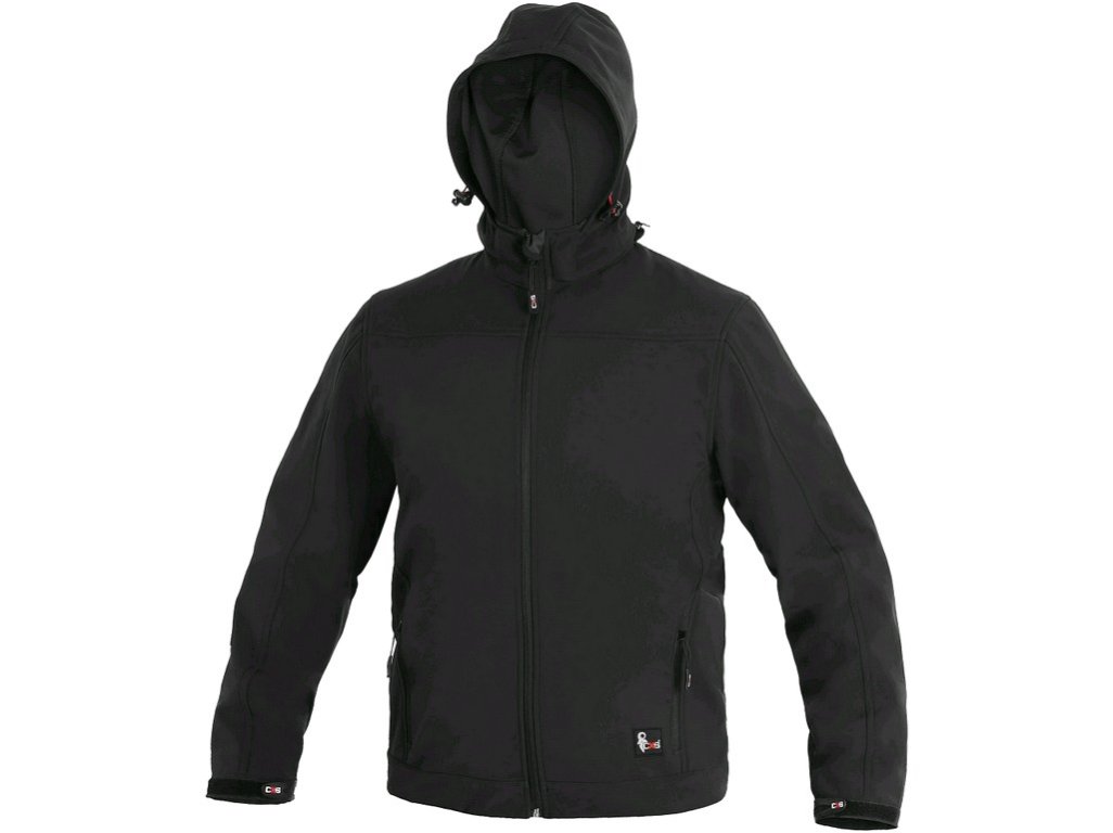 Pánská softshell bunda LAVAL CXS, černá