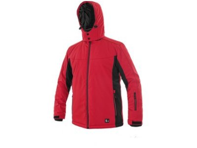 Zimní bunda VEGAS, pánská, červeno-černá