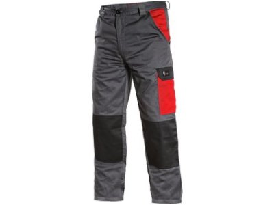 Kalhoty do pasu PHOENIX CEFEUS, pánské, šedo-červené