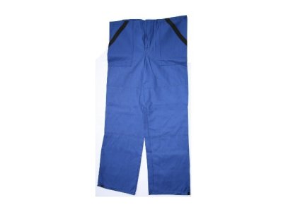 Kalhoty do pasu tkaloun, pánské, modré