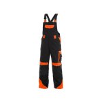 Pánské kalhoty s laclem SIRIUS BRIGHTON CXS, černo-oranžová - 46