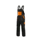 Pánské kalhoty s laclem LUXY ROBIN CXS, černo-oranžové - 46