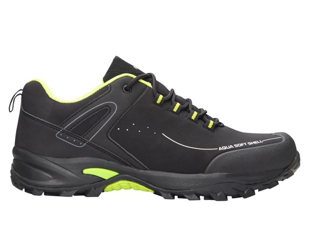 Volnočasová softshell polobotka CROSS LOW ARDON®, černo-zelené