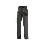 Dámské kalhoty do pasu SIRIUS AISHA CXS, šedo-zelené - 38