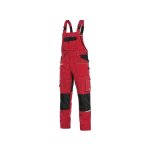 Pánské kalhoty s laclem STRETCH CXS, červeno - černé