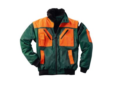 Zimní bunda PILOT NEVADA, pánská, zeleno-oranžová