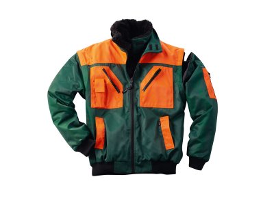 Pánská zimní bunda PILOT NEVADA, zeleno-oranžová