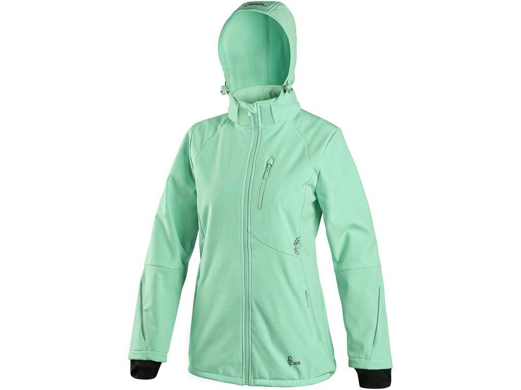 Dámská softshell bunda NEVADA CXS, mátová