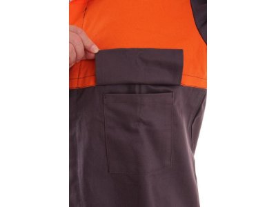 Pánská svářečská blůza MOFOS, šedo-oranžová