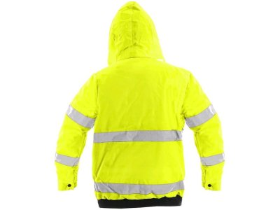 Pánská zimní reflexní bunda LEEDS, žlutá