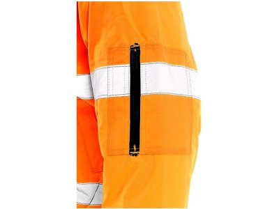 Pánská zimní reflexní bunda LEEDS, oranžová