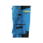 Pracovní kalhoty 3/4 CXS STRETCH, pánské, středně modré-černé