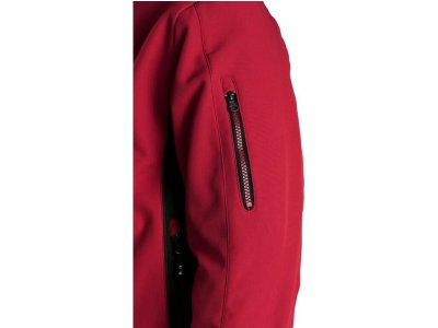 Pánská softshellová bunda DURHAM CXS, červeno - černá