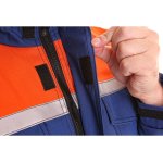 Pánský ochranná souprava ENERGETIK MULTI 9043 II CXS, modro - oranžový