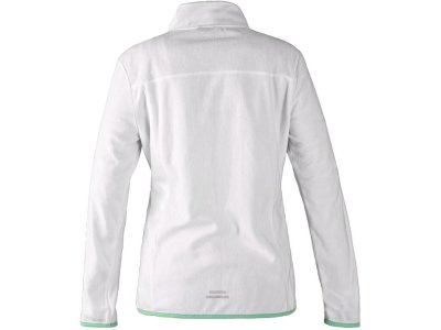 Dámská mikina fleece GRANBY LADY, bílo - zelená