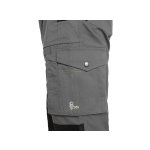 Pánské kalhoty s laclem STRETCH CXS, šedo-černé