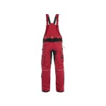 Pánské kalhoty s laclem STRETCH CXS, červeno - černé