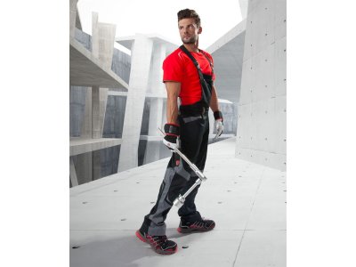 Pánské kalhoty s  laclem R8ED+, černo-šedá