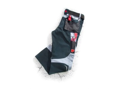 Pánské kalhoty do pasu R8ED+, černo-šedé