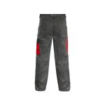 Pánské kalhoty do pasu PHOENIX CEFEUS, šedo-červené