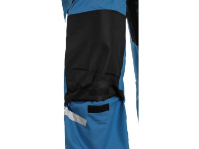 Pánské kalhoty do pasu STRETCH CXS, středně modré-černé