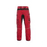 Kalhoty do pasu CXS STRETCH, pánské, červeno - černé