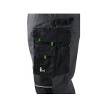 Pánské zimní kalhoty do pasu SIRIUS NIKOLAS CXS, šedo-zelené