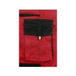 Pánské kalhoty do pasu LUXY JOSEF CXS, červeno-černé