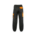 Pánské kalhoty do pasu LUXY JOSEF CXS, černo-oranžové
