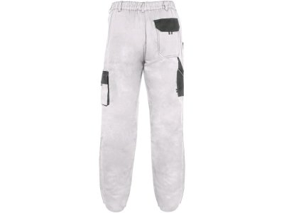 Pánské kalhoty do pasu LUXY JOSEF CXS, bílo-šedé