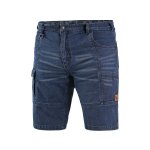 Pánské jeans kraťasy MURET CXS, modro-černé