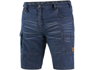 Pánské jeans kraťasy MURET CXS, modro-černé