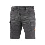 Pánské jeans kraťasy MURET CXS, šedo-černá