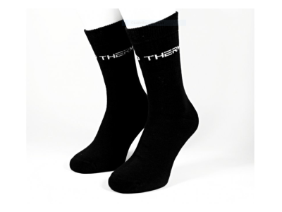 THERMO bavlněné ponožky - černá