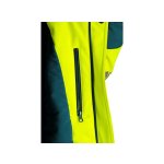 Pánská zimní softshell výstražná bunda BEDFORD WINTER CXS, žluto-petrolová